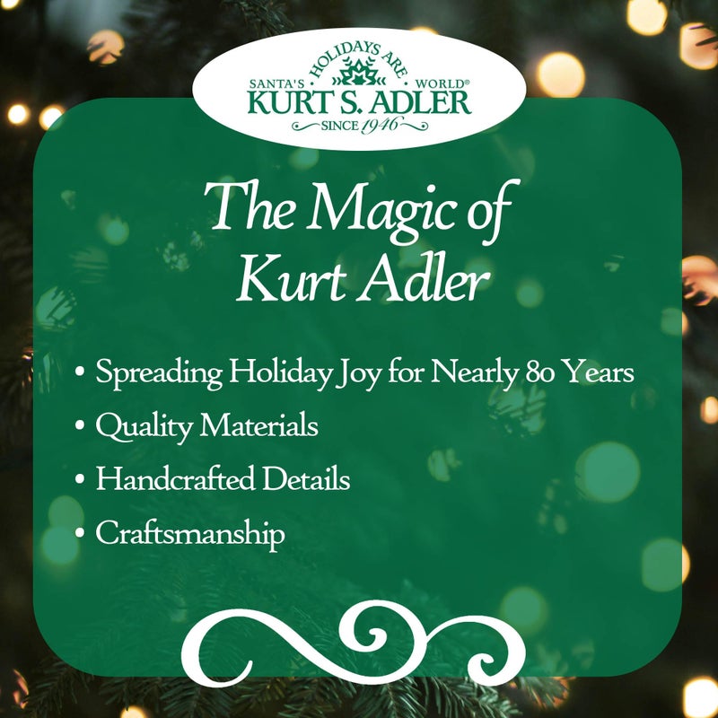 Kurt Adler Plush White Flying Owl Ornament - Image 2
